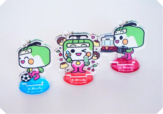 アクリルスタンドキーホルダー